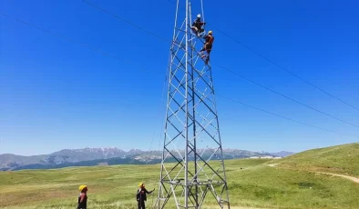 Muş’ta elektrik şebekesi güçlendirme çalışmaları devam ediyor