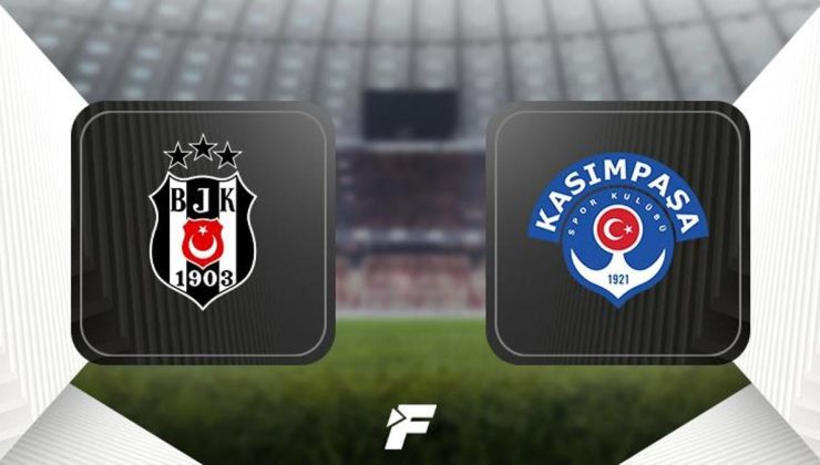 CANLI |                    Beşiktaş – Kasımpaşa maçı Canlı Anlatım – BJK Kasımpaşa Maç Kadrosu, Skoru ve İstastikleri